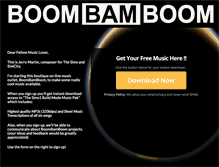Tablet Screenshot of boombamboom.com